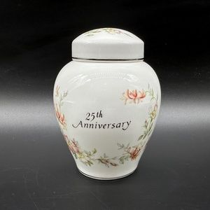 Royal Albert 25th Anniversary Small Ginger Jar Bone China England